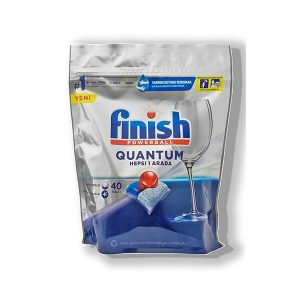 قرص ماشین ظرفشویی Finish Quantum Max بسته 40 عددی